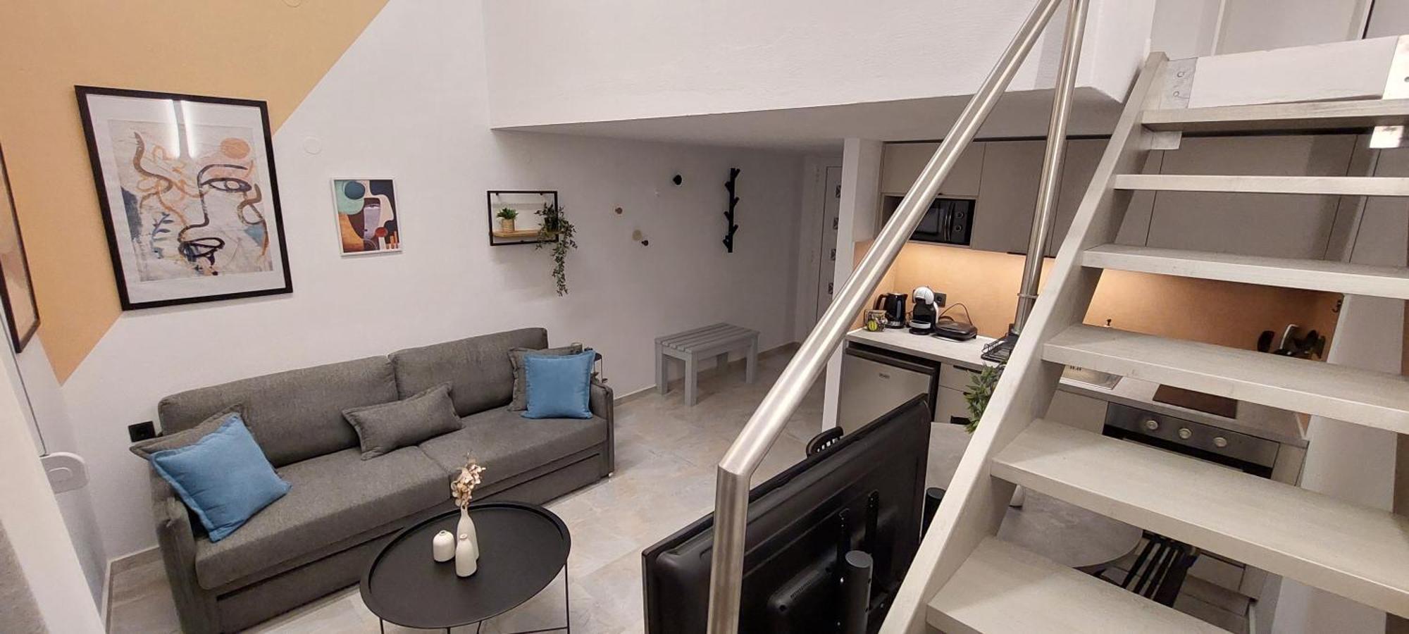 Appartamento Armonia Seaside Lofts Marónia Esterno foto